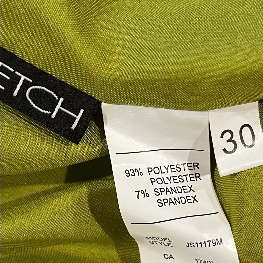 Conrad C Collection LIME Green SOFT FAUX SUEDE ZIP FRONT JACKET SIZE 12